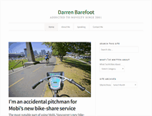 Tablet Screenshot of darrenbarefoot.com